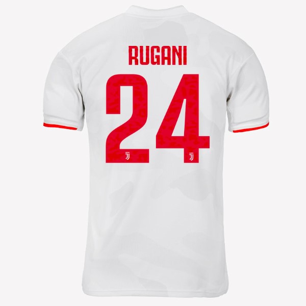Camiseta Juventus NO.24 Rugani 2ª 2019/20 Gris Blanco